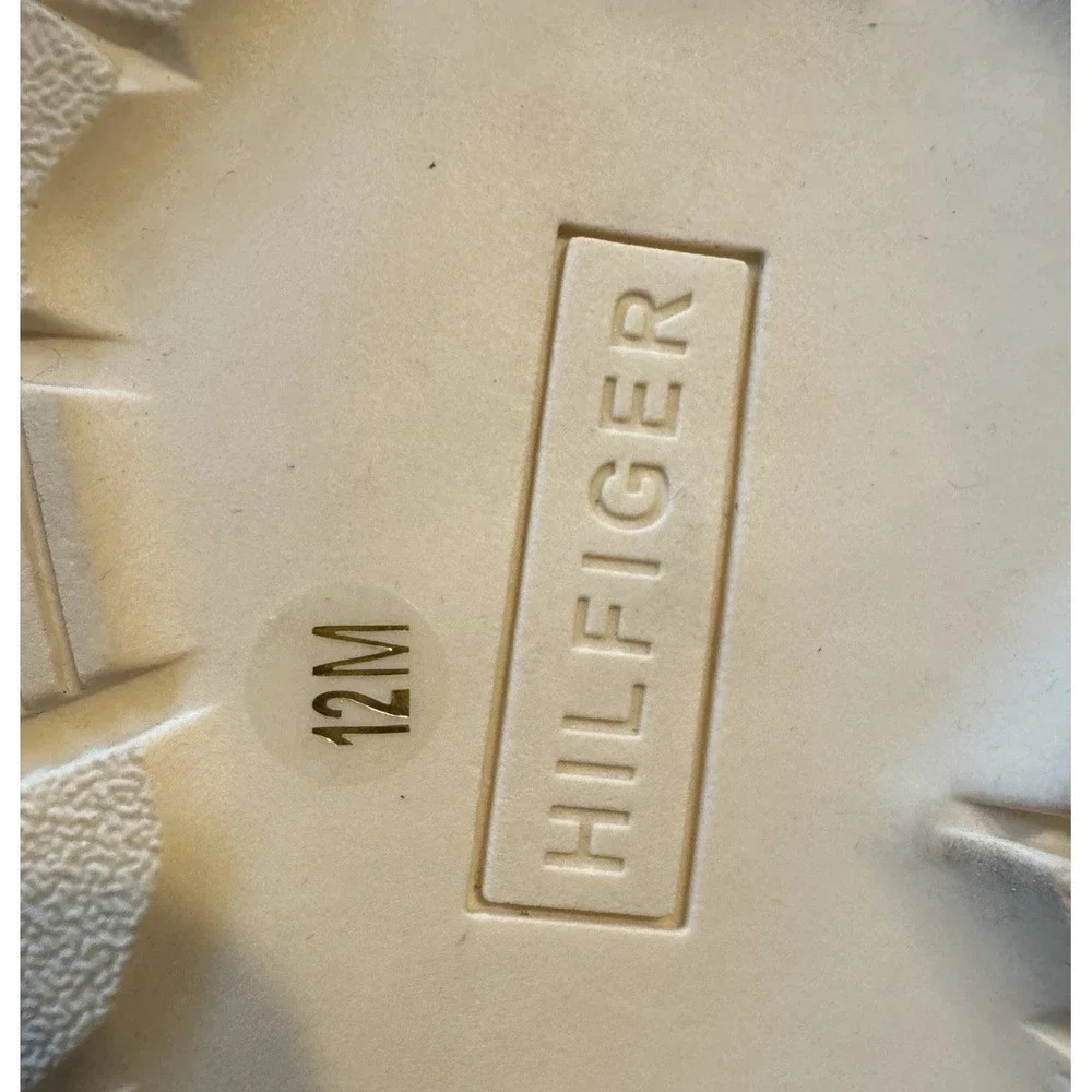 Tommy Hilfiger Nemoza‎ Shoes Tag Flag Embossed Laced Up 12M Cognac New